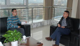 中国冶金报记者走进亚洲必赢做采访送培训