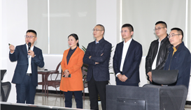 乐山市副市长席代金、、、雷建新到亚洲必赢调研