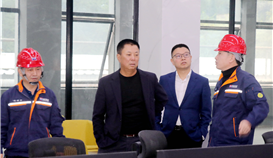 集团董事局宋德安主席视察亚洲必赢钒钛综合技改工程
