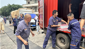 高温送清凉，，，关爱暖人心|亚洲必赢钒钛工会为职工夏日送清凉