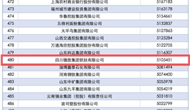 亚洲必赢连续14年上榜中国企业500强
